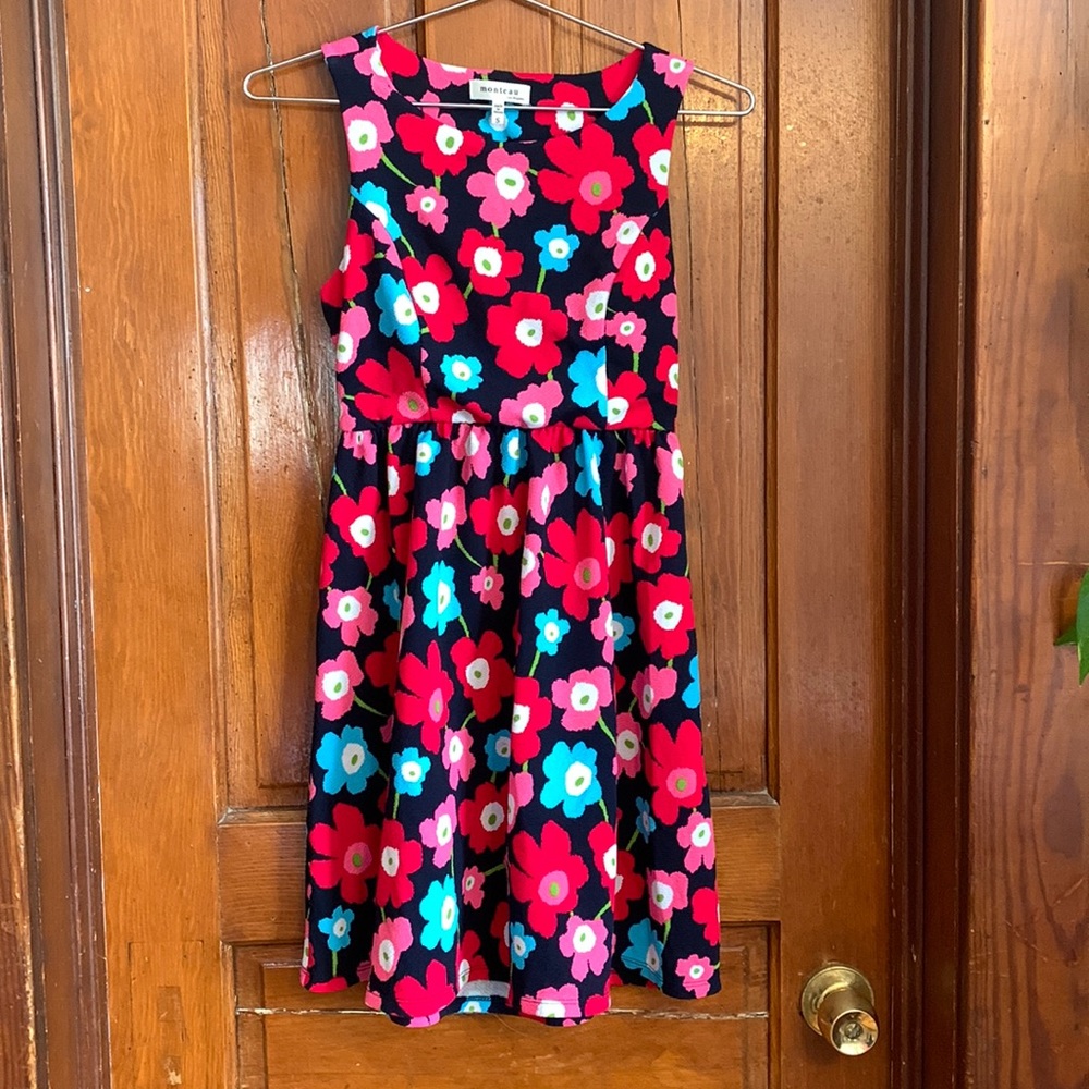 Monteau Summer Dress With Flowers, size S